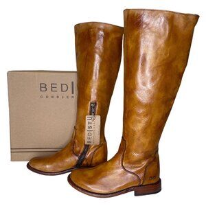 BED STU Tess Rustic Distressed Riding Boots Size 7.5